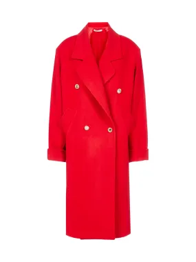 Alessandra Rich Button-Detailed Oversize Coat