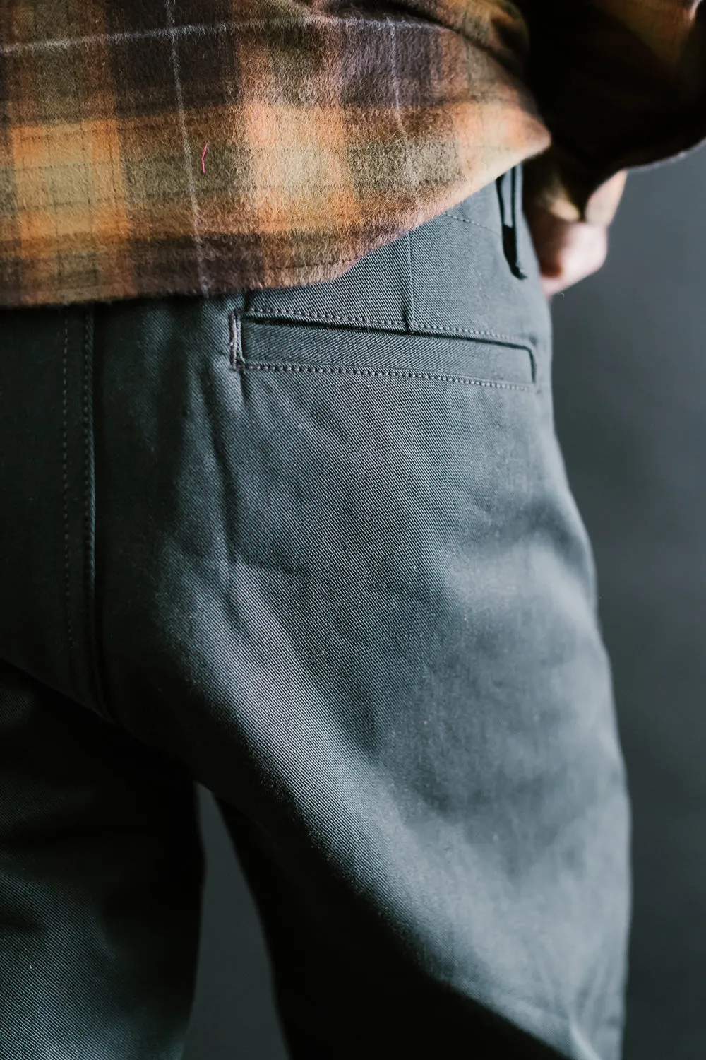 12oz - Selvedge Twill Infantry Pant - Grey