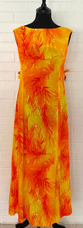 1960s PRS Closet Honolulu, Hawaii Maxi Dress