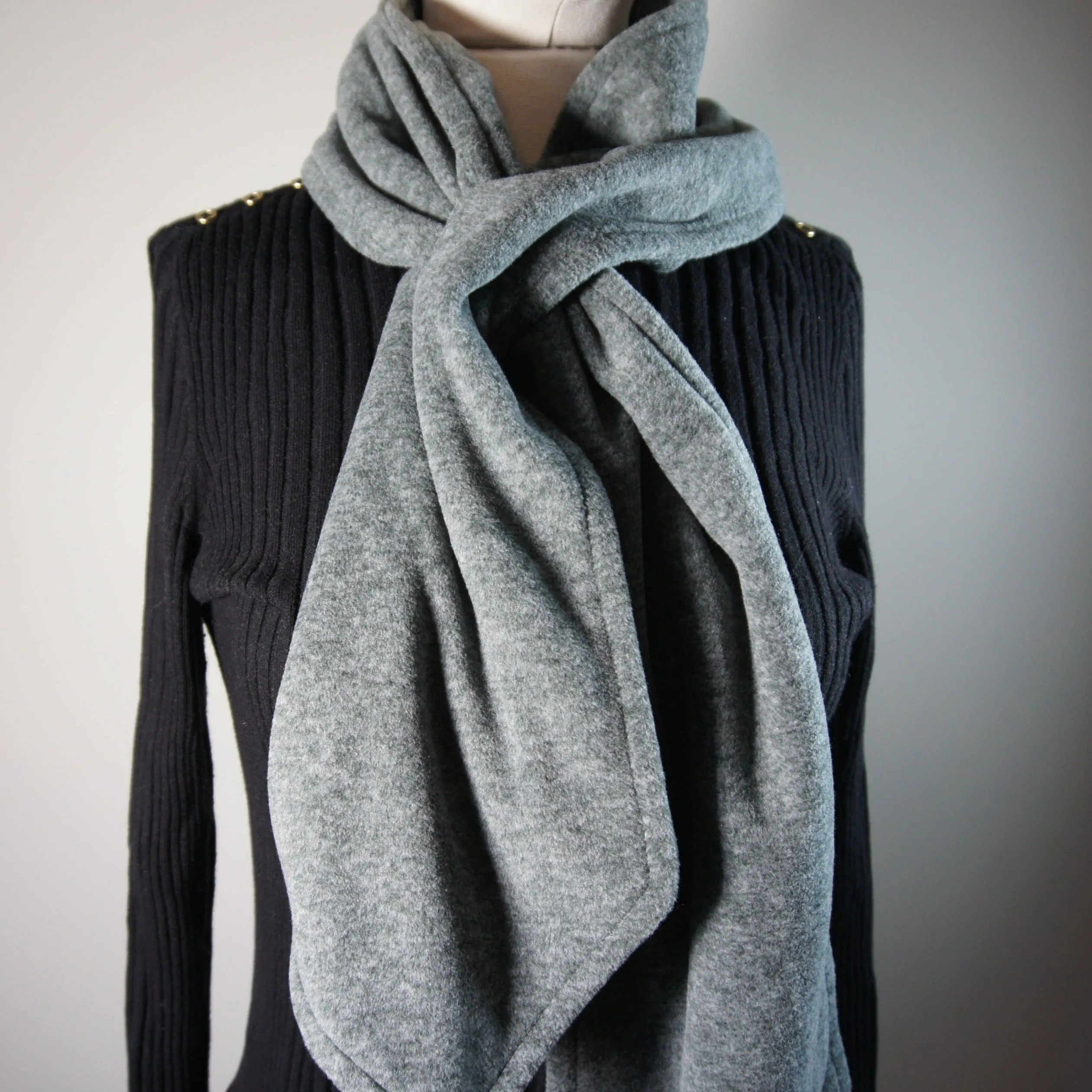 Accessories - Scarves - Tailored - Heather Gray