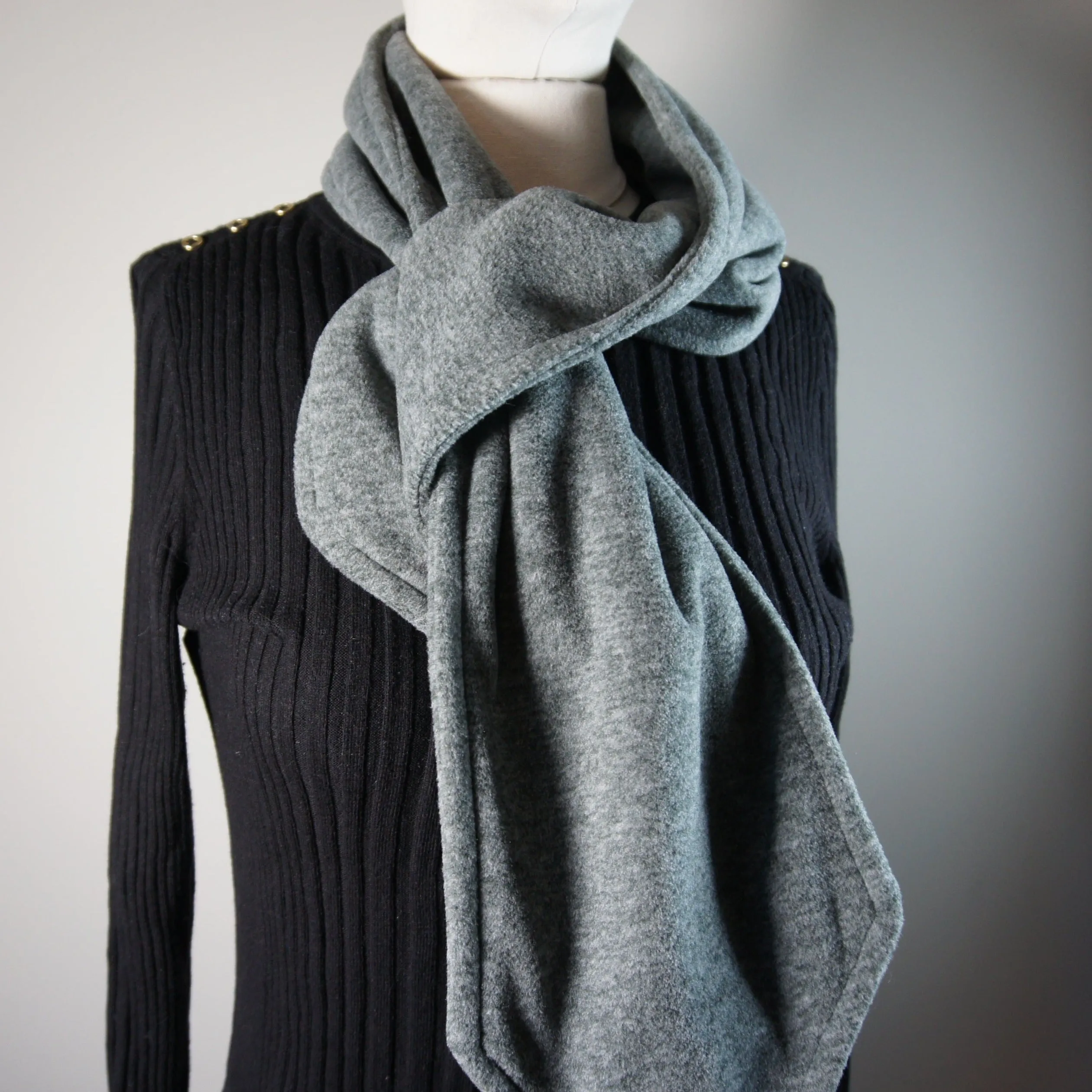 Accessories - Scarves - Tailored - Heather Gray