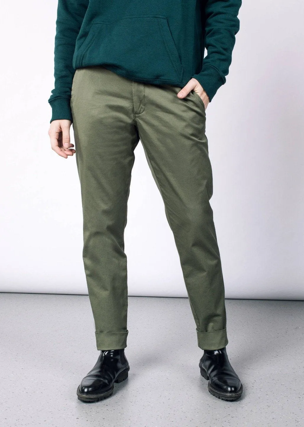 Ace Trouser in Olive