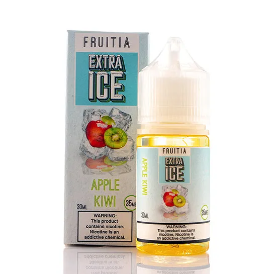 Apple Kiwi Ice Salt - Fruitia E-Juice