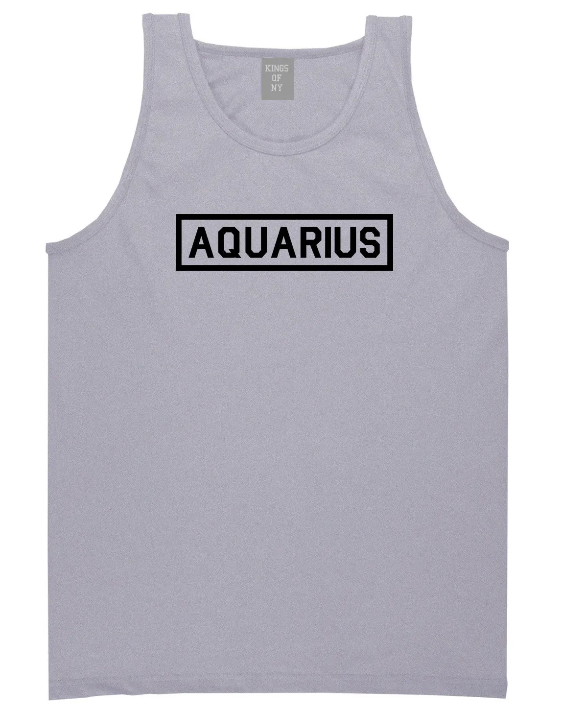 Aquarius Horoscope Sign Mens Tank Top Shirt