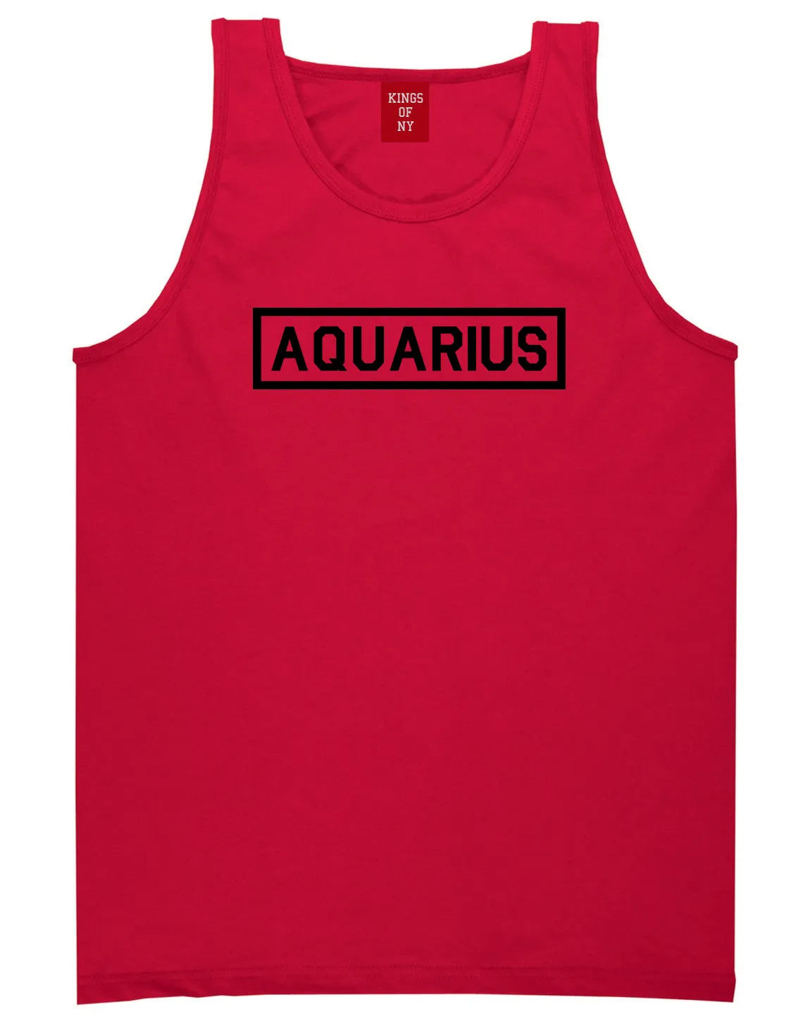 Aquarius Horoscope Sign Mens Tank Top Shirt