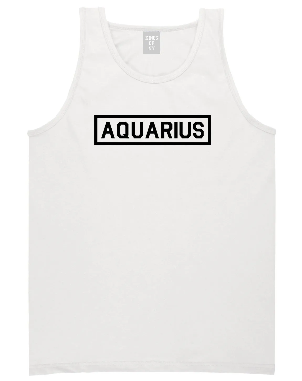 Aquarius Horoscope Sign Mens Tank Top Shirt