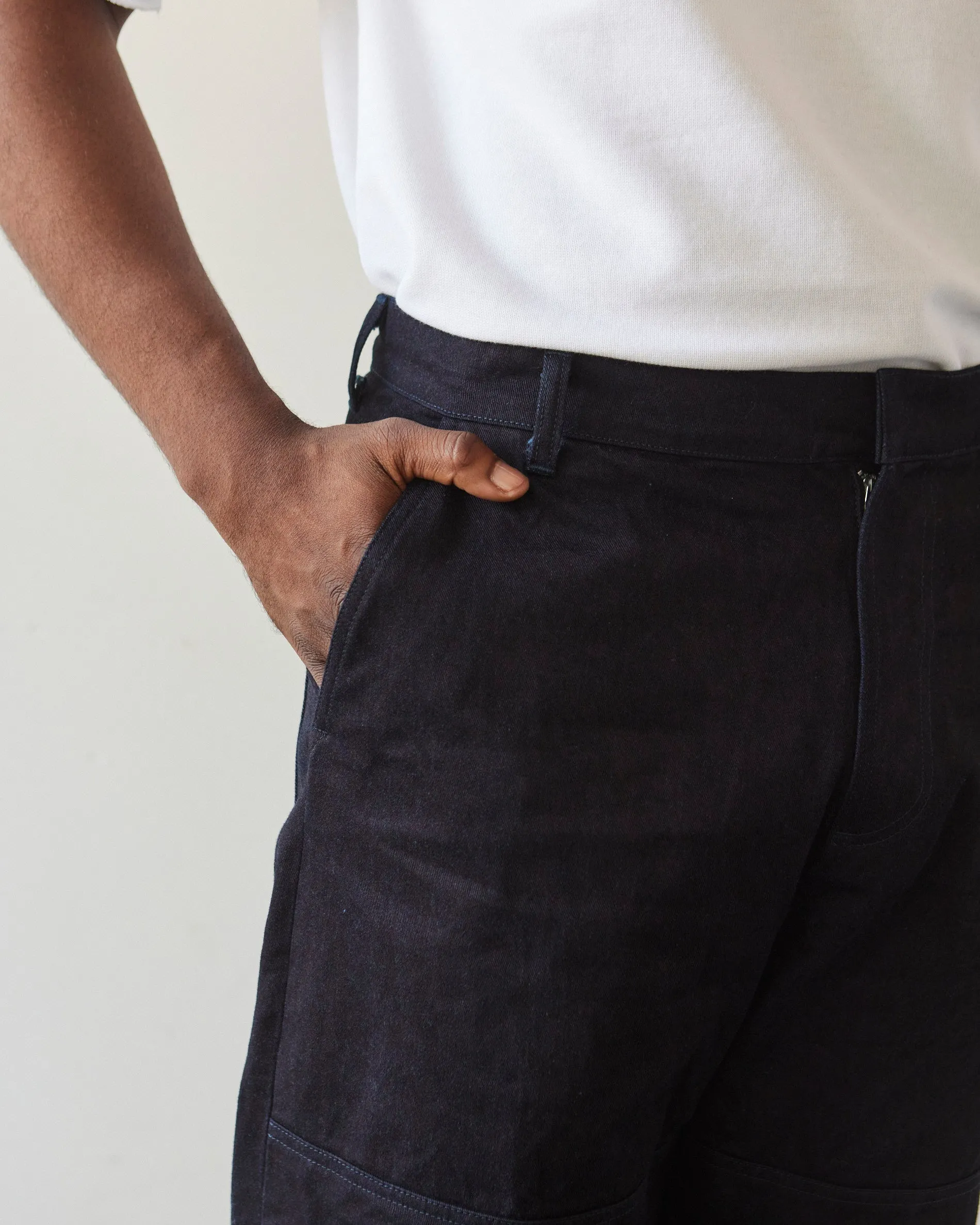 Arpenteur 4 Pocket Pants, Dark Woad Blue