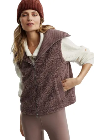 Aspen Gilet Deep Taupe