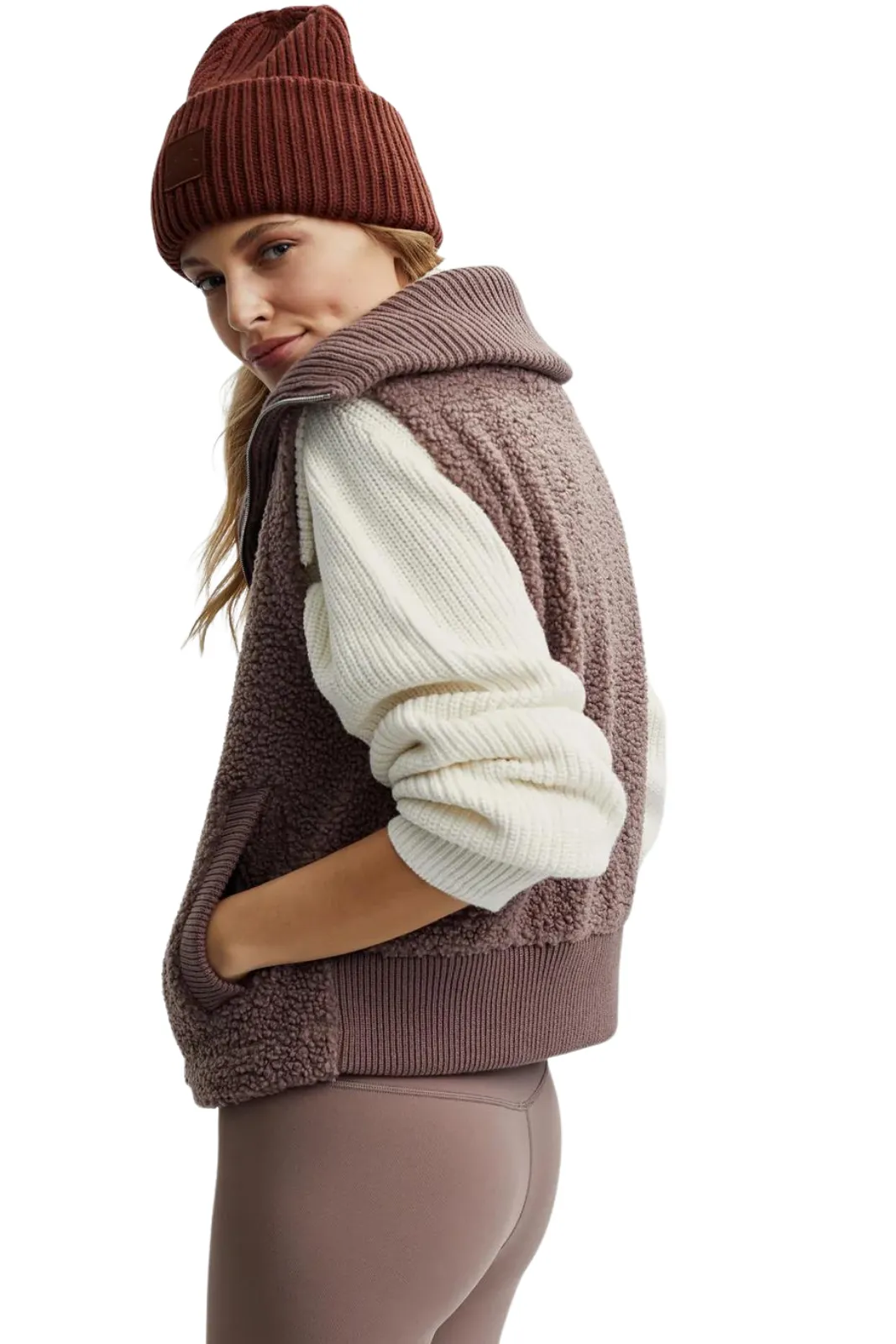 Aspen Gilet Deep Taupe