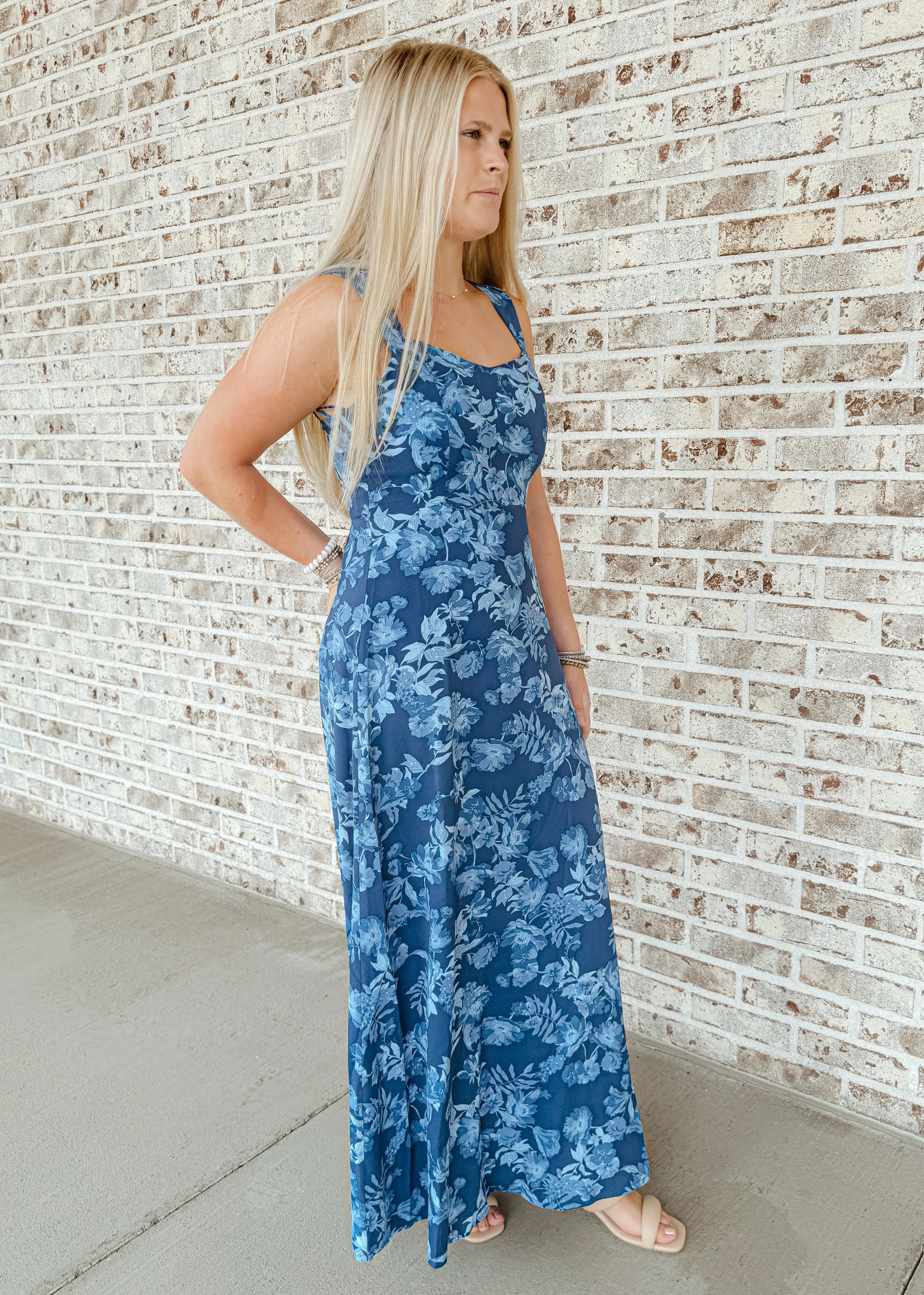 Bary Smocked Maxi Dress