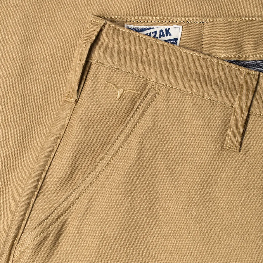 BC-01 TAPERED CHINO 10 oz. golden brown military twill (lot 2023)