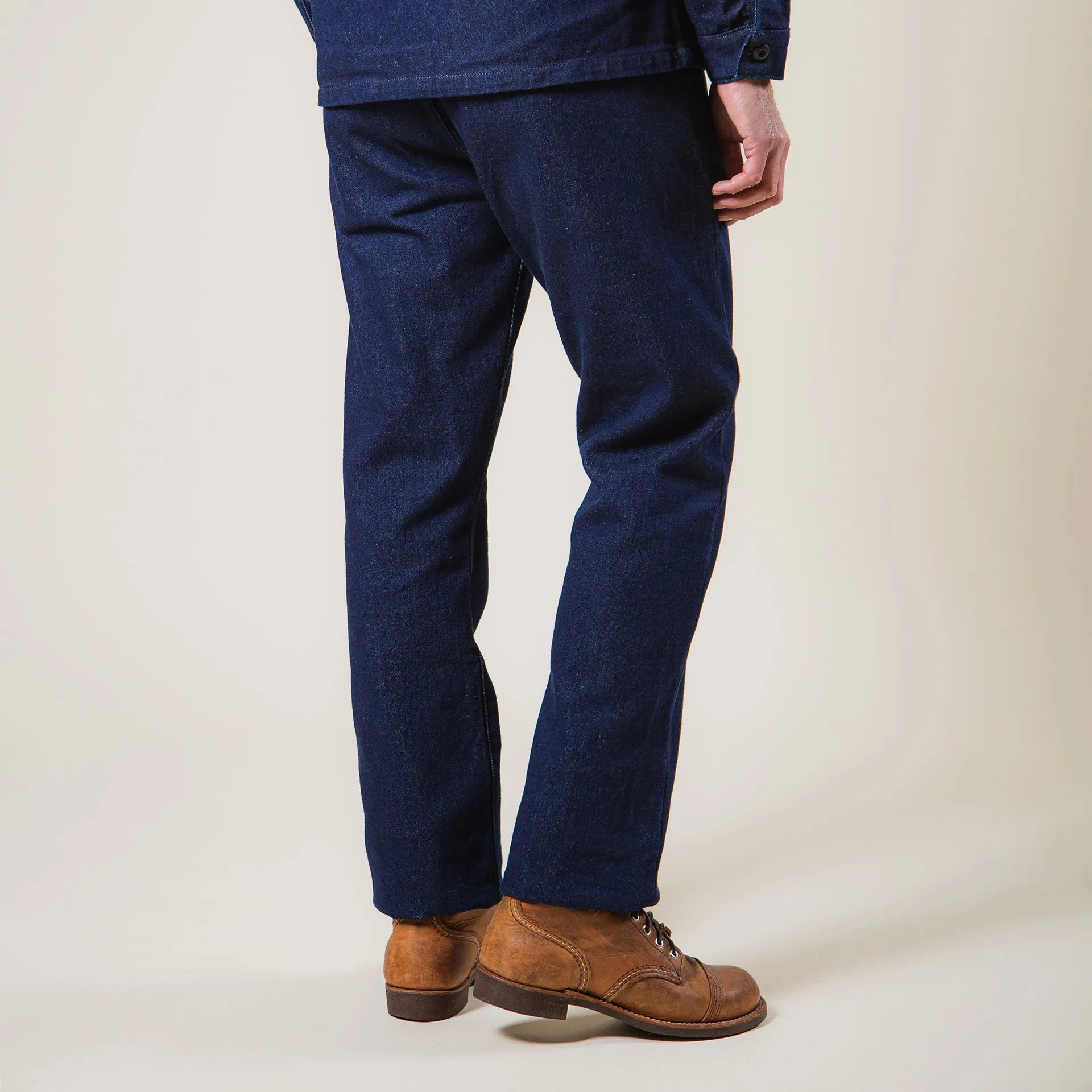 BC-03 STRAIGHT CHINO 13.75 oz. brushed denim