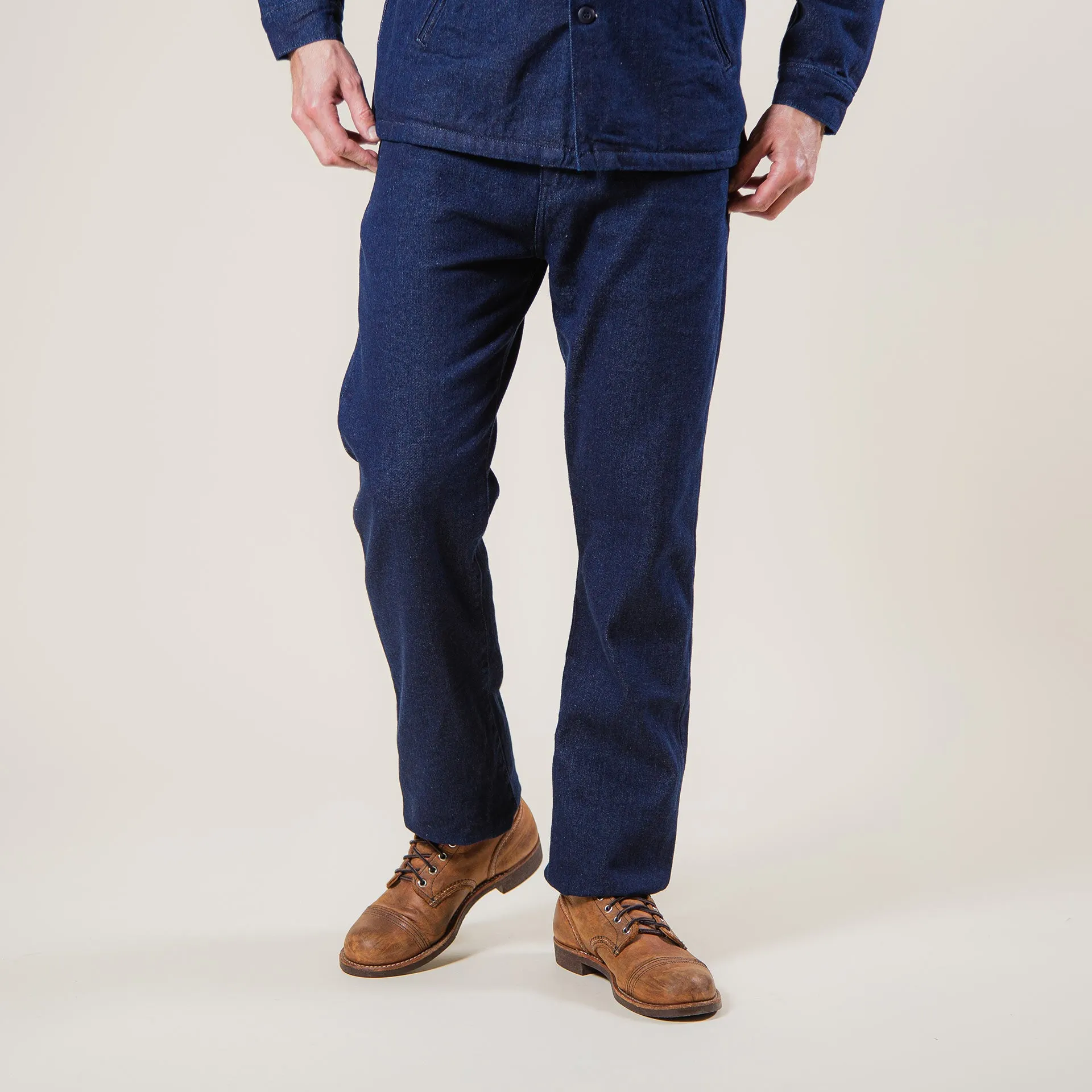 BC-03 STRAIGHT CHINO 13.75 oz. brushed denim