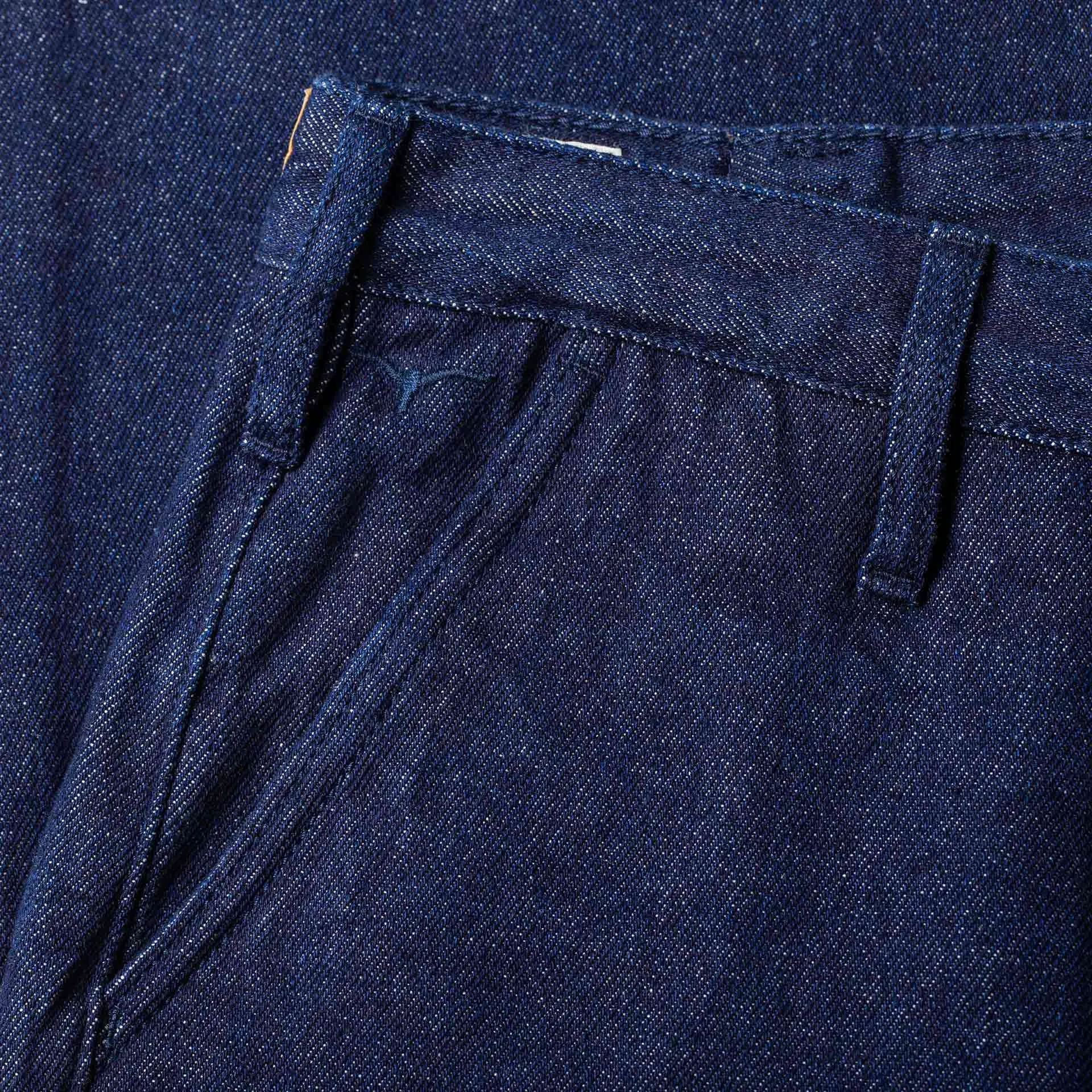 BC-03 STRAIGHT CHINO 13.75 oz. brushed denim