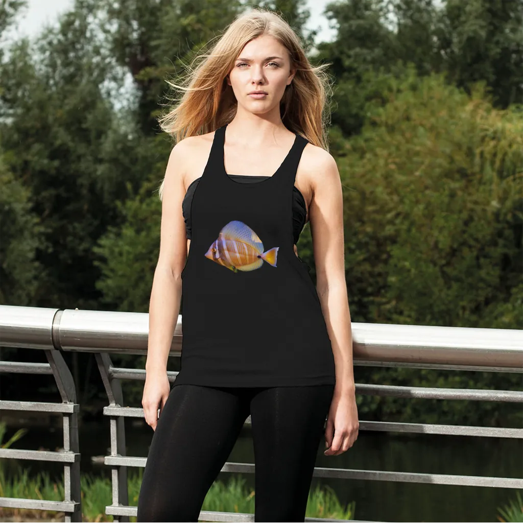 Beautiful Colored Fish Women's Loose Racerback Tank Top