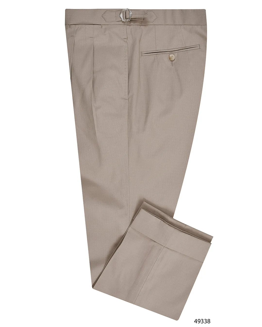 Beige Ripstop Chino Pants