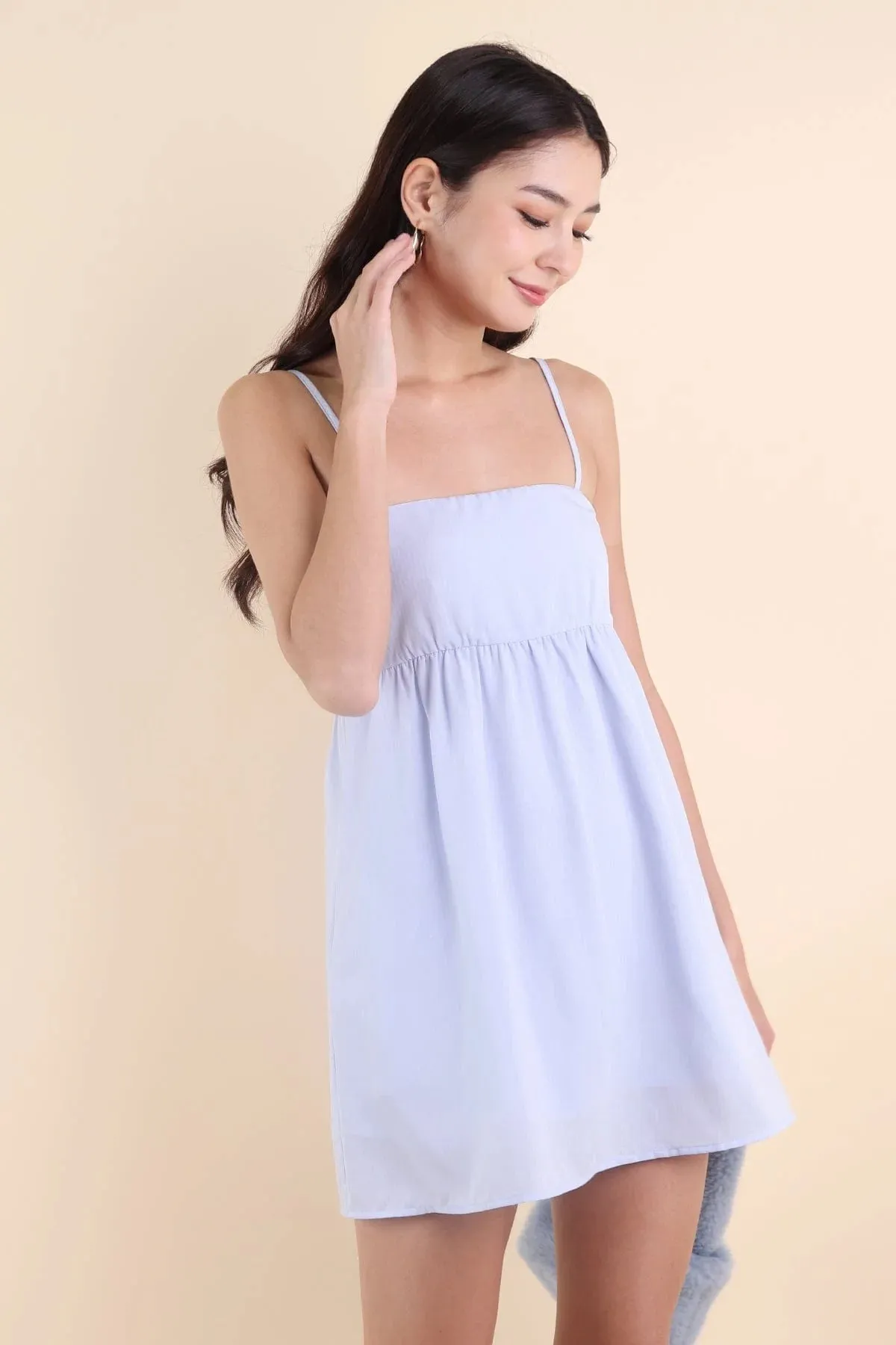 BELLUNA BABYDOLL DRESS IN PERIWINKLE