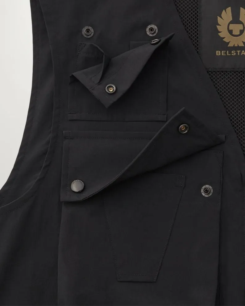 Belstaff Tech Castmaster Gilet - Black