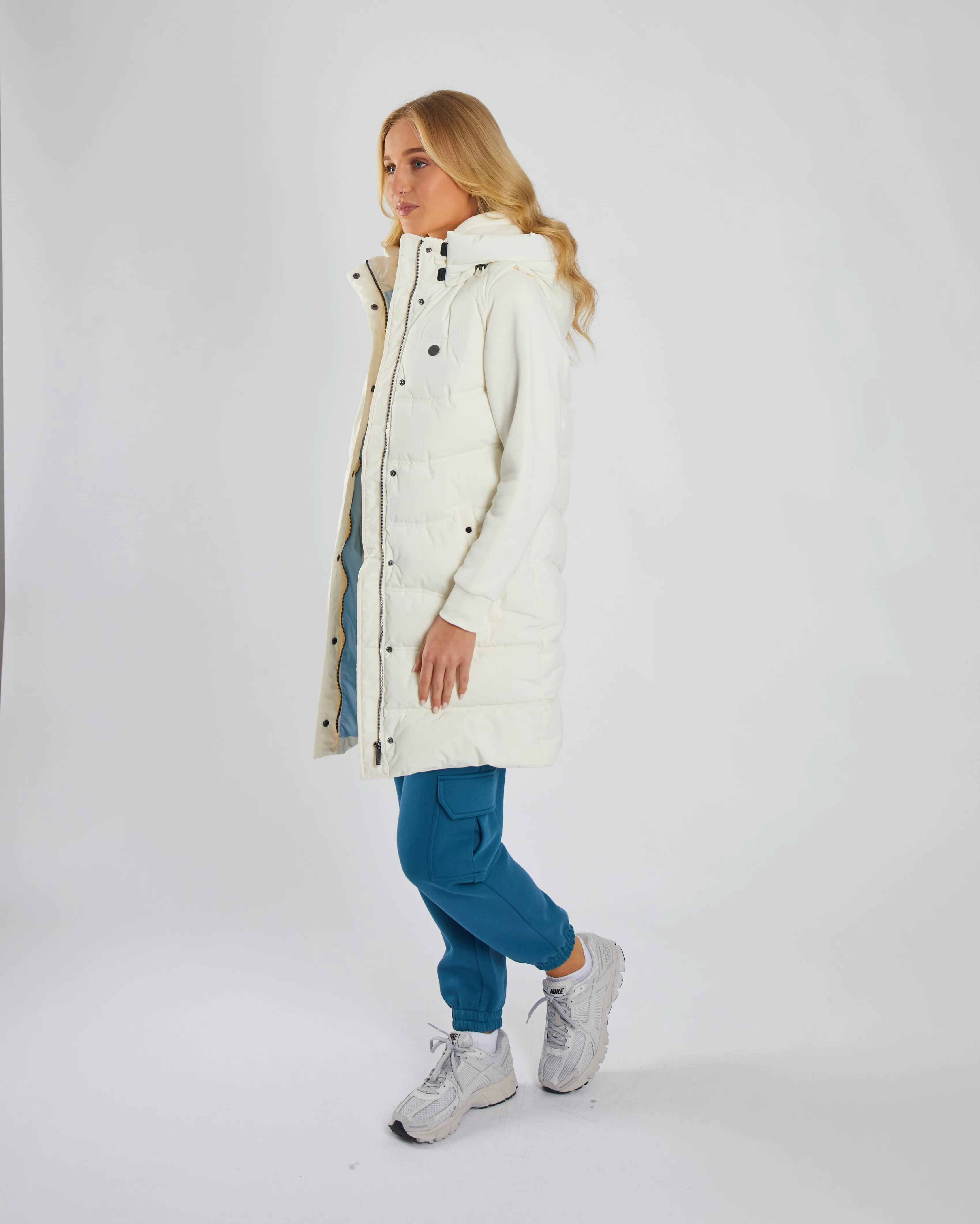 Bena Gilet Powder White