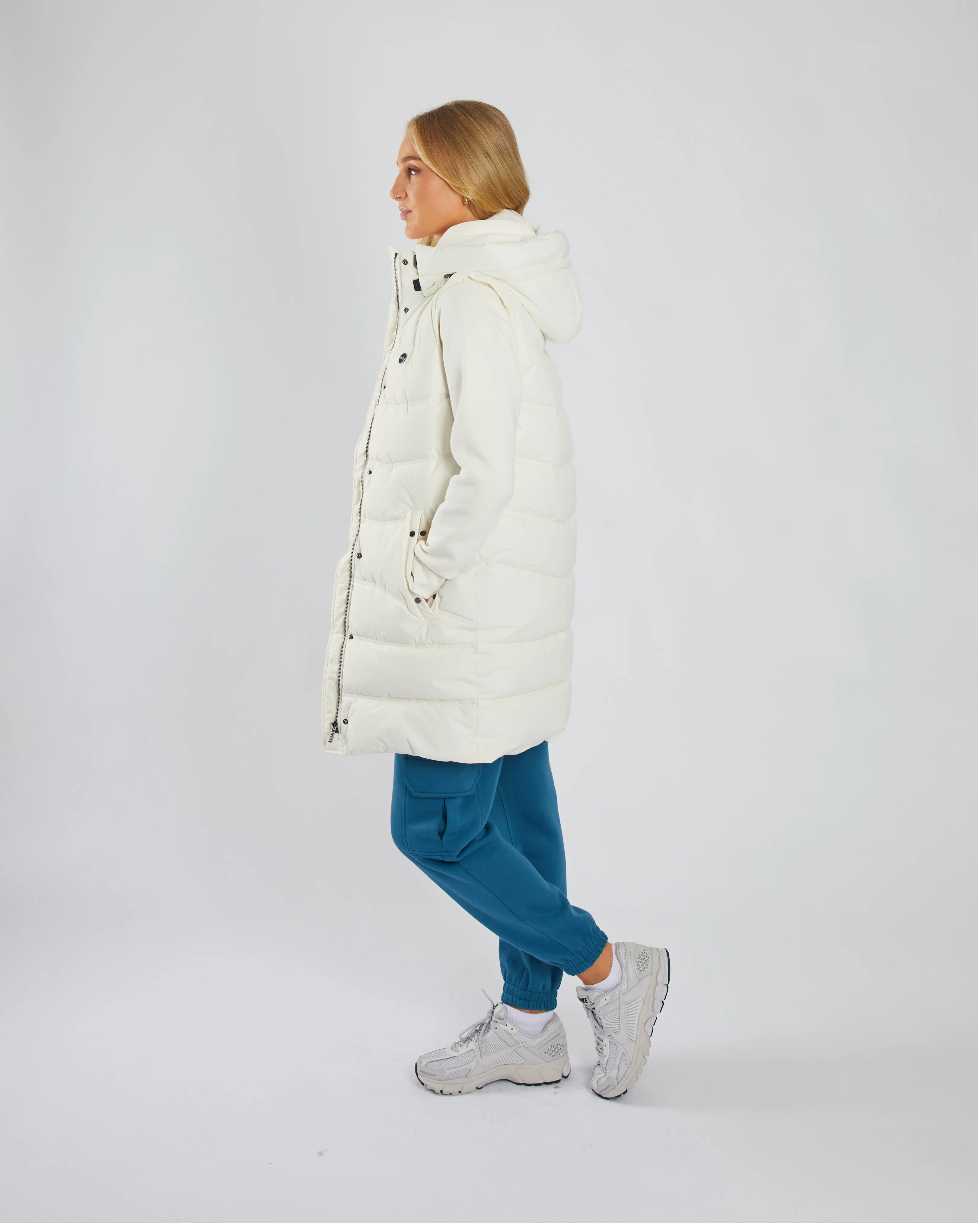 Bena Gilet Powder White