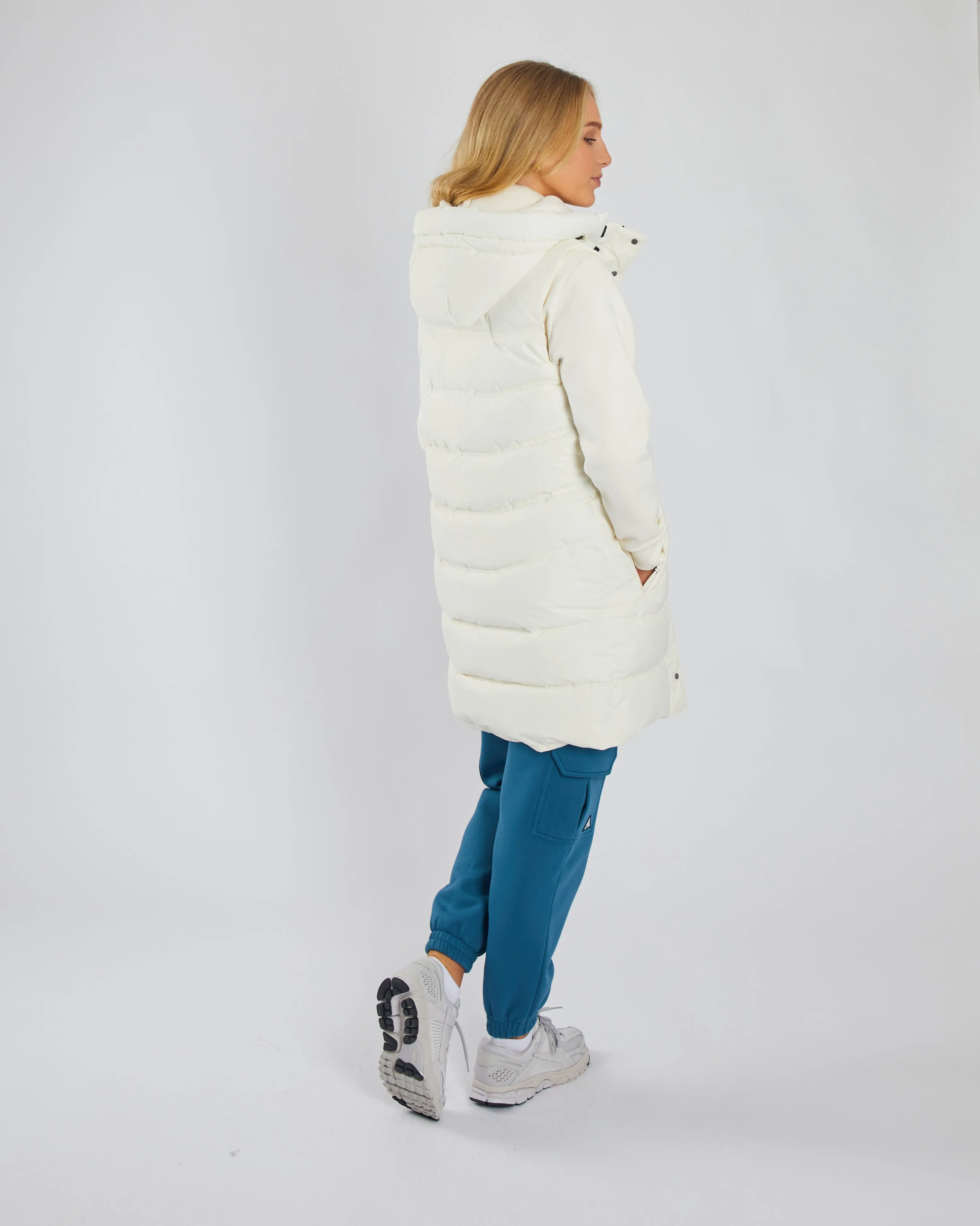 Bena Gilet Powder White