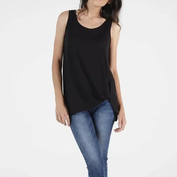 BETTY BASICS Brighton Tank Top in Black