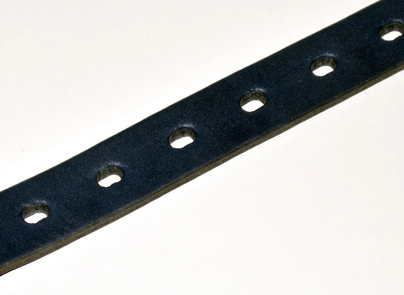 BIG JOHN "VBLT04-ID" HIMEJI LEATHER ORIGINAL INDIGO NARROW BELT (5mm)