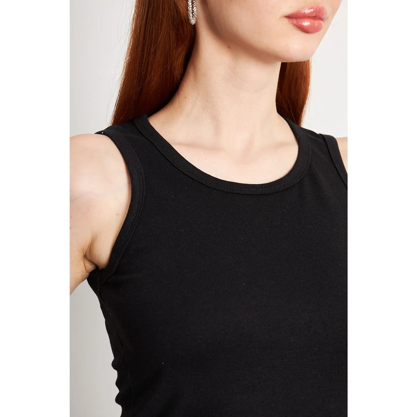 Black Basic Tank Top