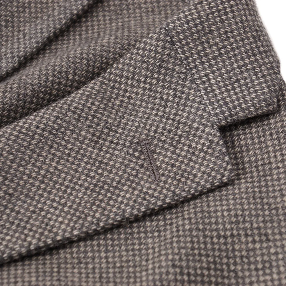 Boglioli Cashmere Sport Coat in Light Gray Woven