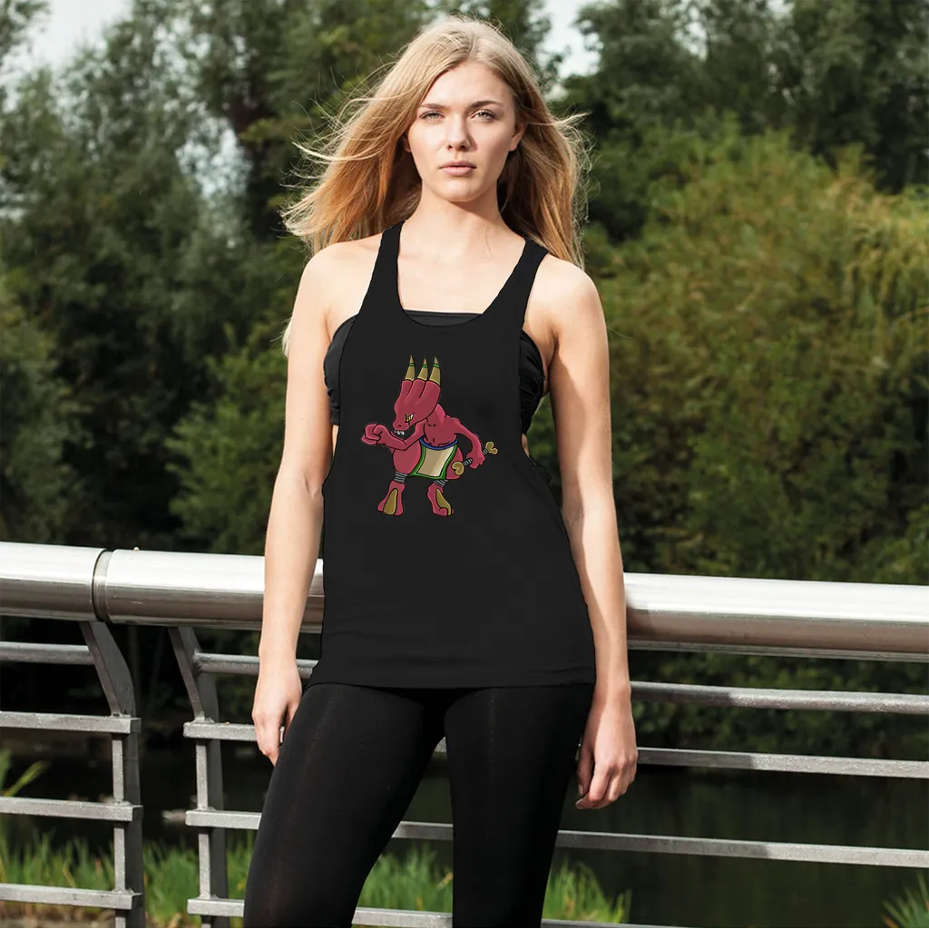 Bonegar Women's Loose Racerback Tank Top