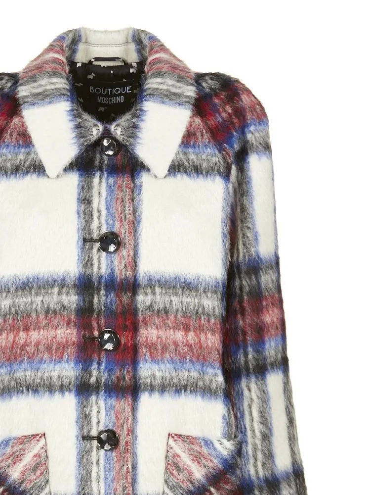 Boutique Moschino Checked Coat