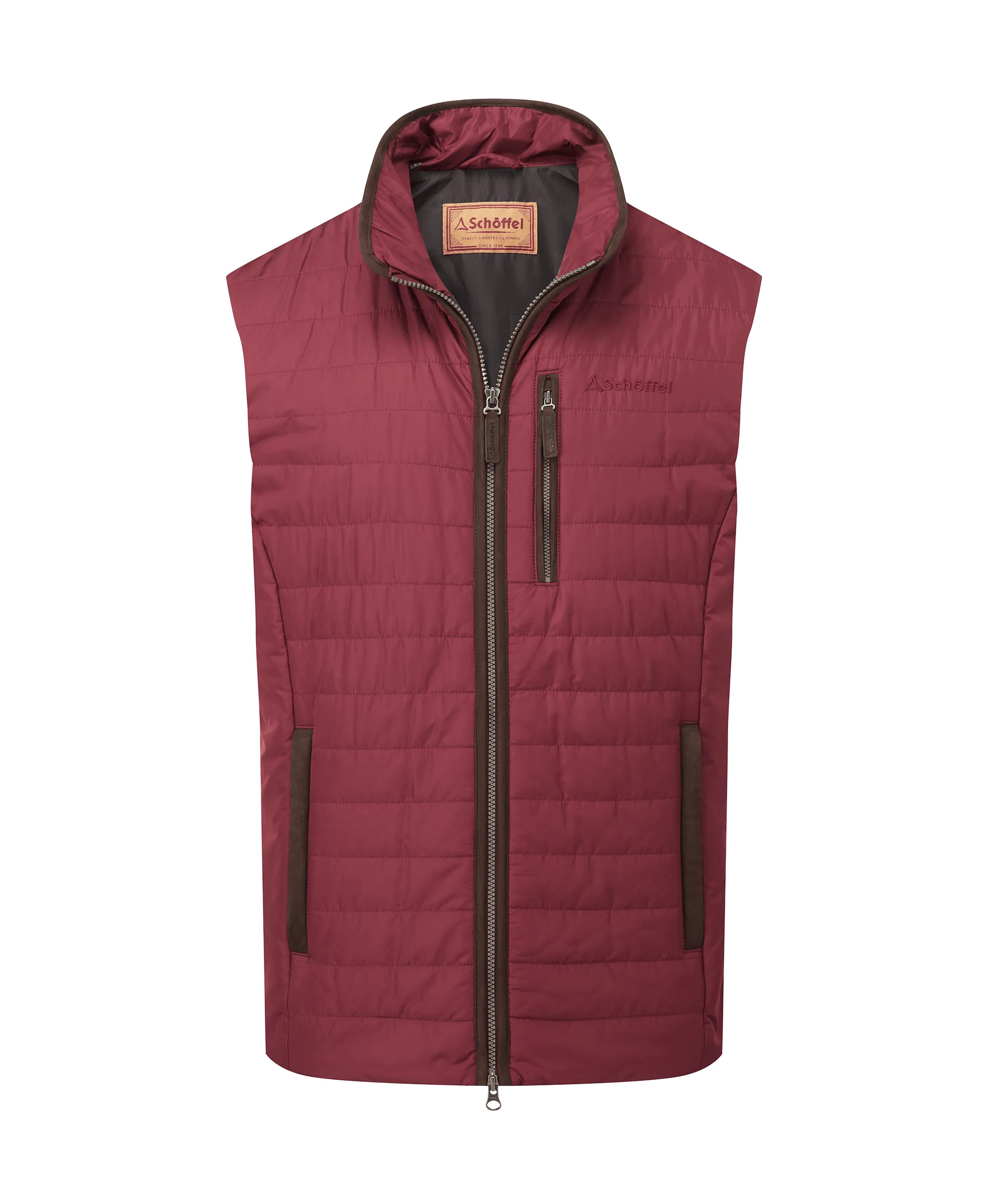 Brora Gilet - Bordeaux