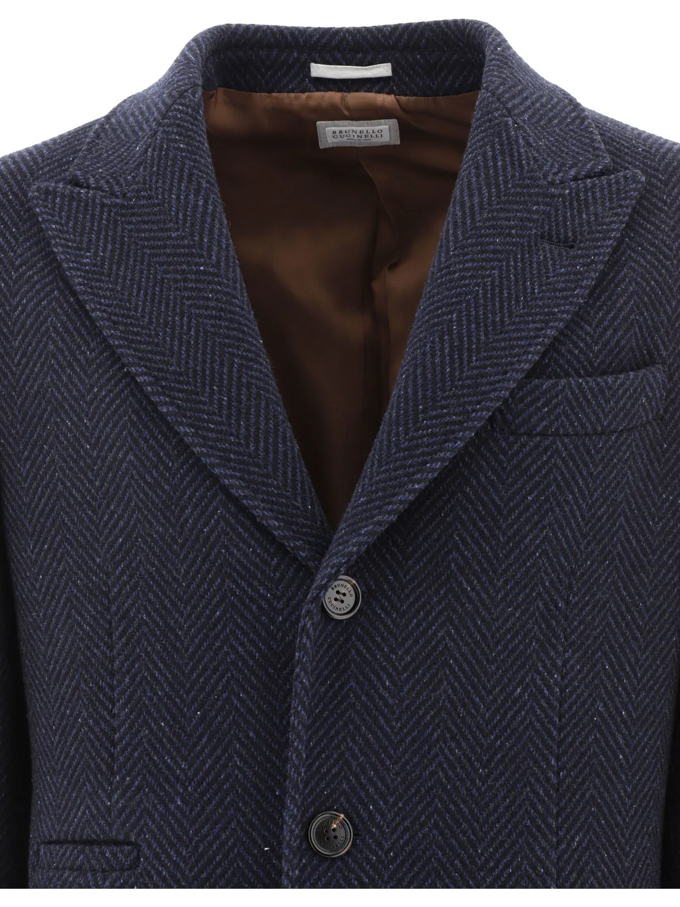 Brunello Cucinelli Single-Breasted Tailored Coat