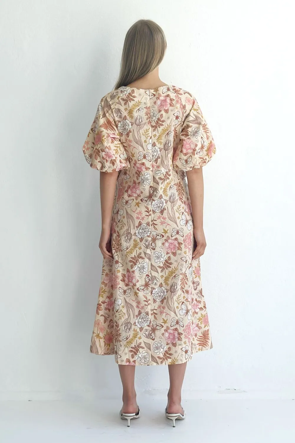 California Bianca Dress  - Almond