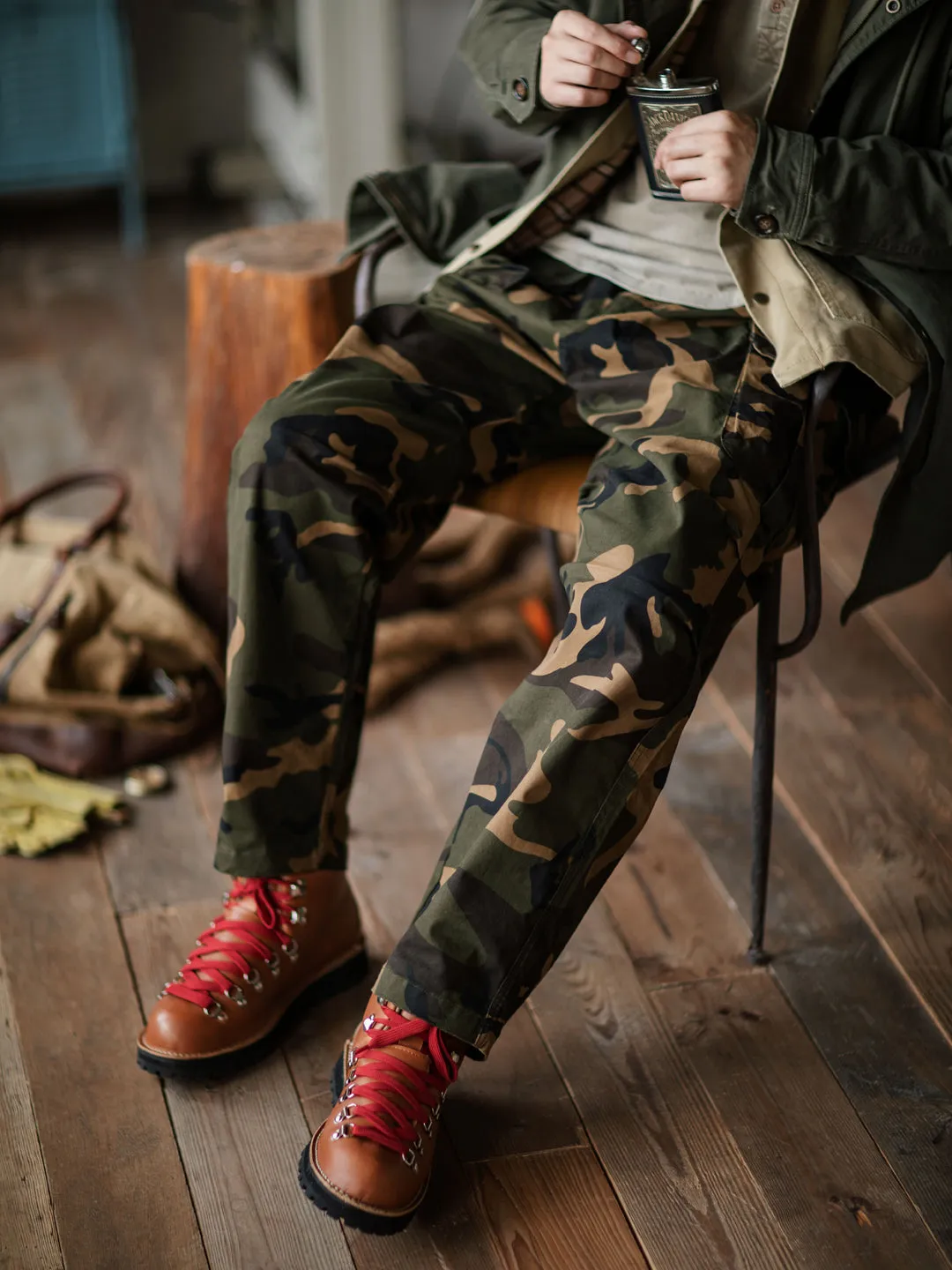 CAMO CARGO PANTS