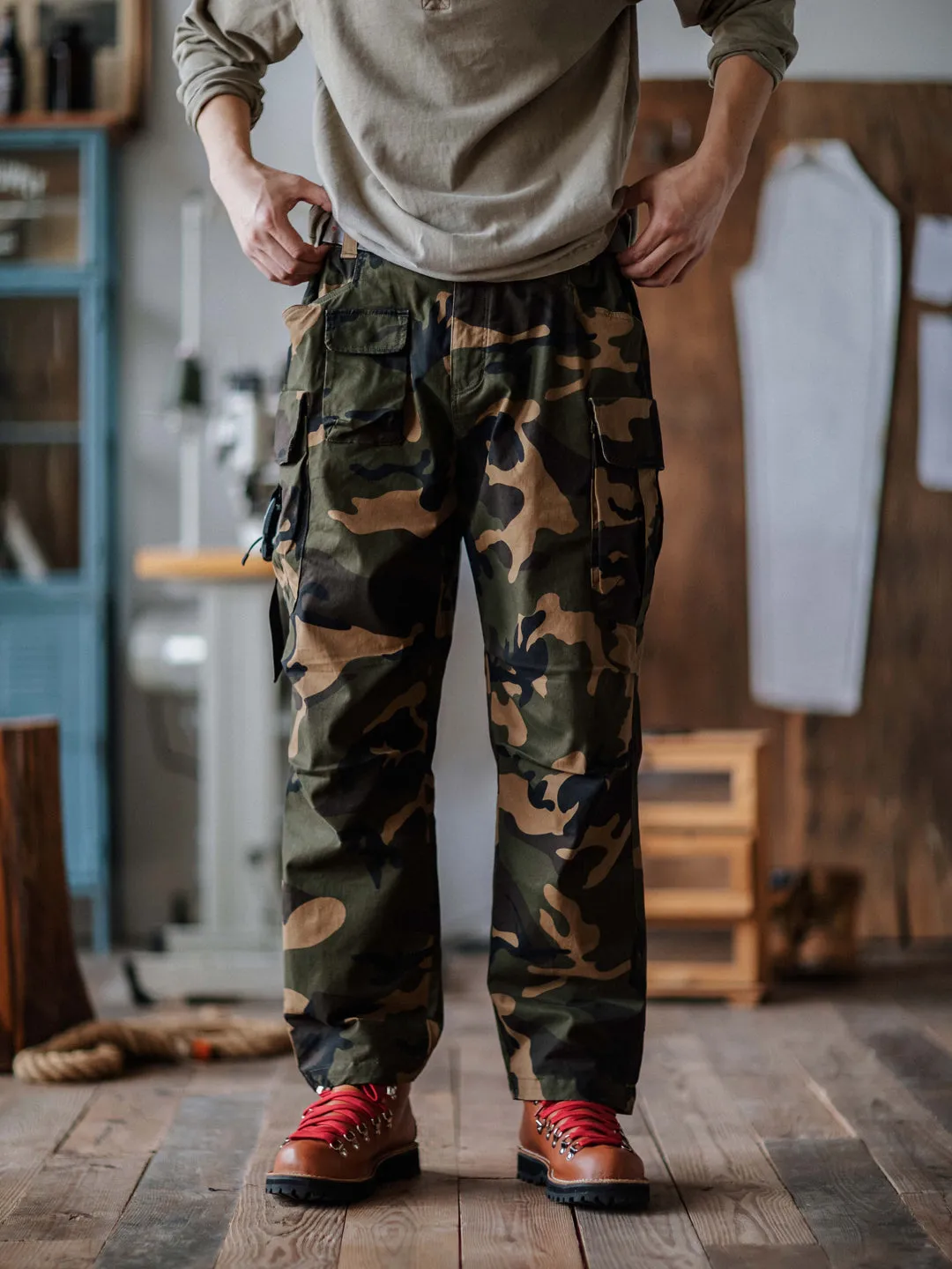 CAMO CARGO PANTS