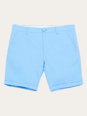 CHUCK regular chino poplin shorts - Dusk Blue