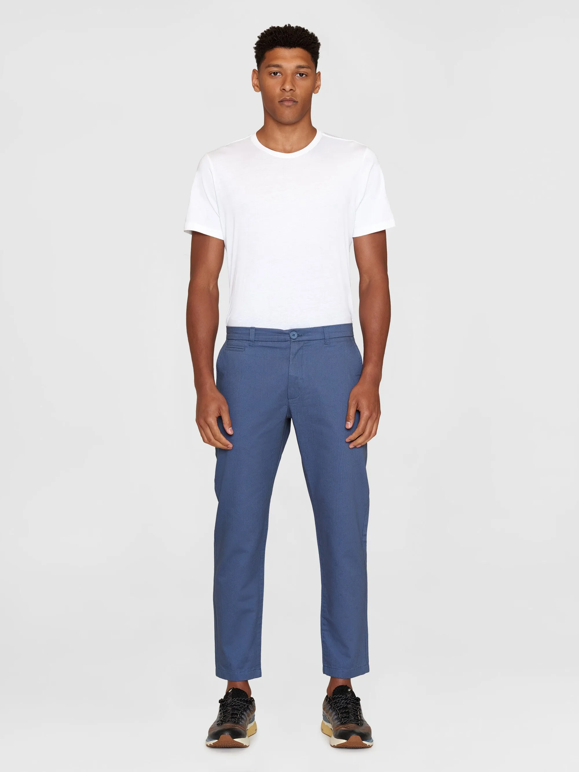 CHUCK regular twill chino pants - Vintage Indigo