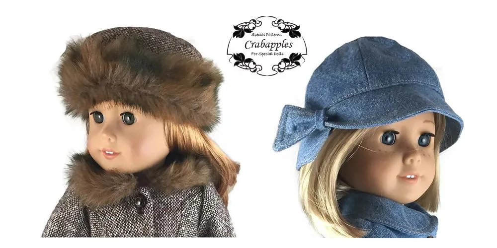 Classic Hats 18" Doll Clothes Pattern