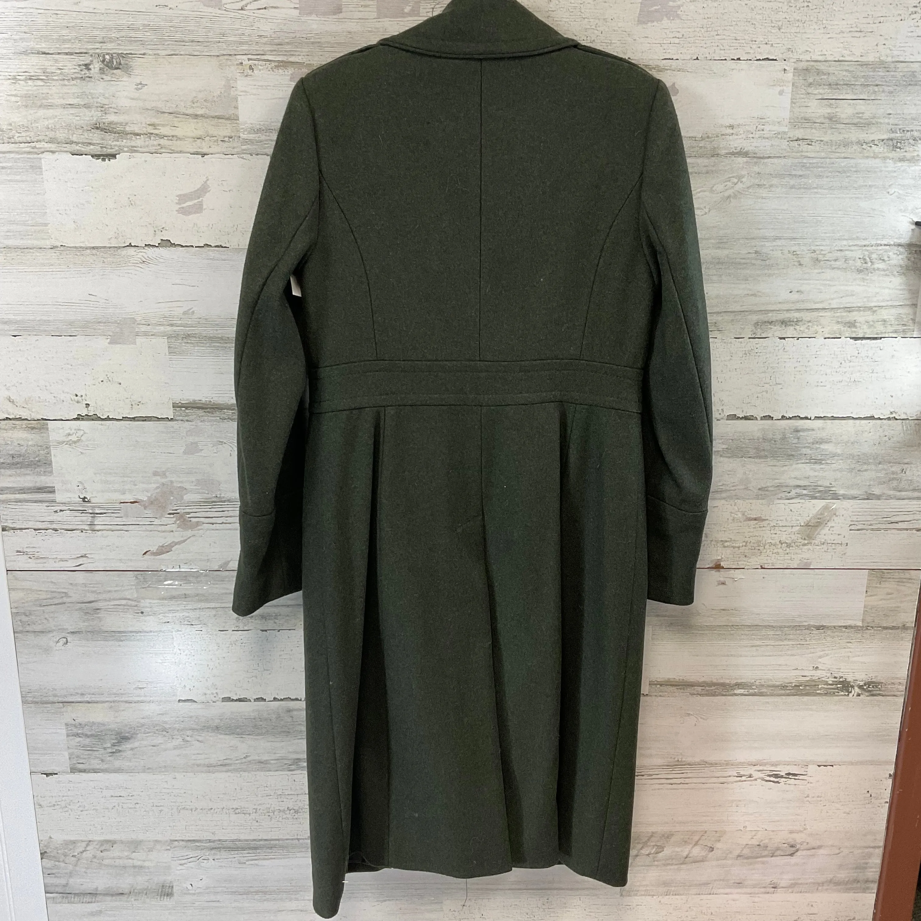 Coat Wool By Banana Republic In Green, Size: S