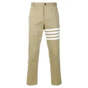 Cotton Twill 4-Bar Chino Trousers