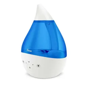 Crane 4-in-1 Filter Free Top Fill Drop Cool Mist Humidifier w/ Sound Machine - BLUE/WHITE