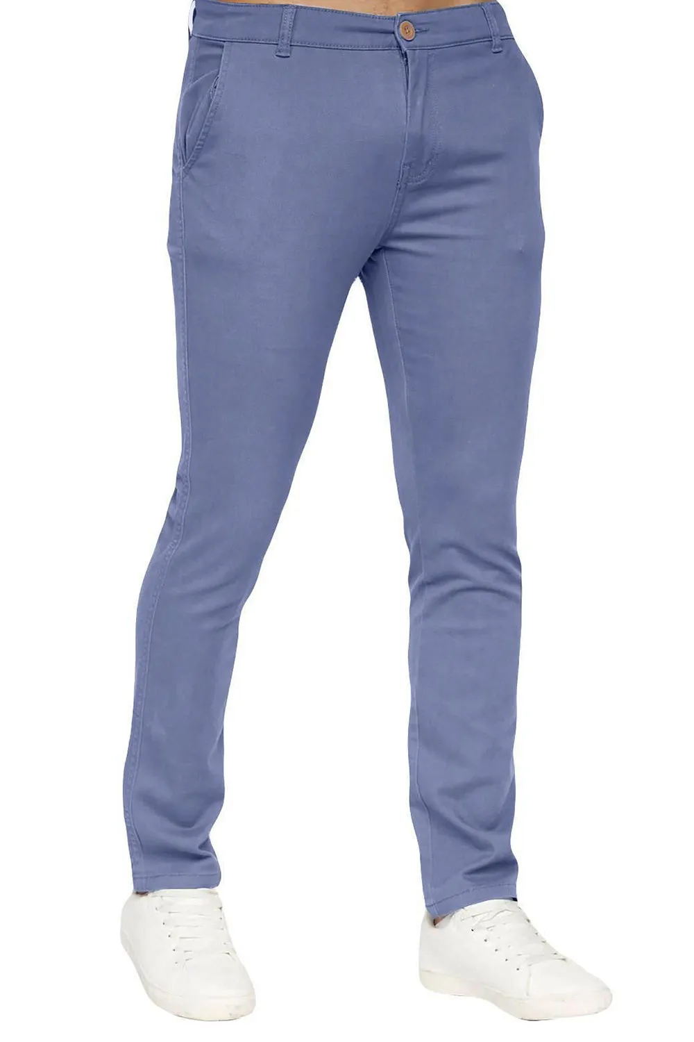 Crosshatch Mens Designer Slim Fit Cotton Pants