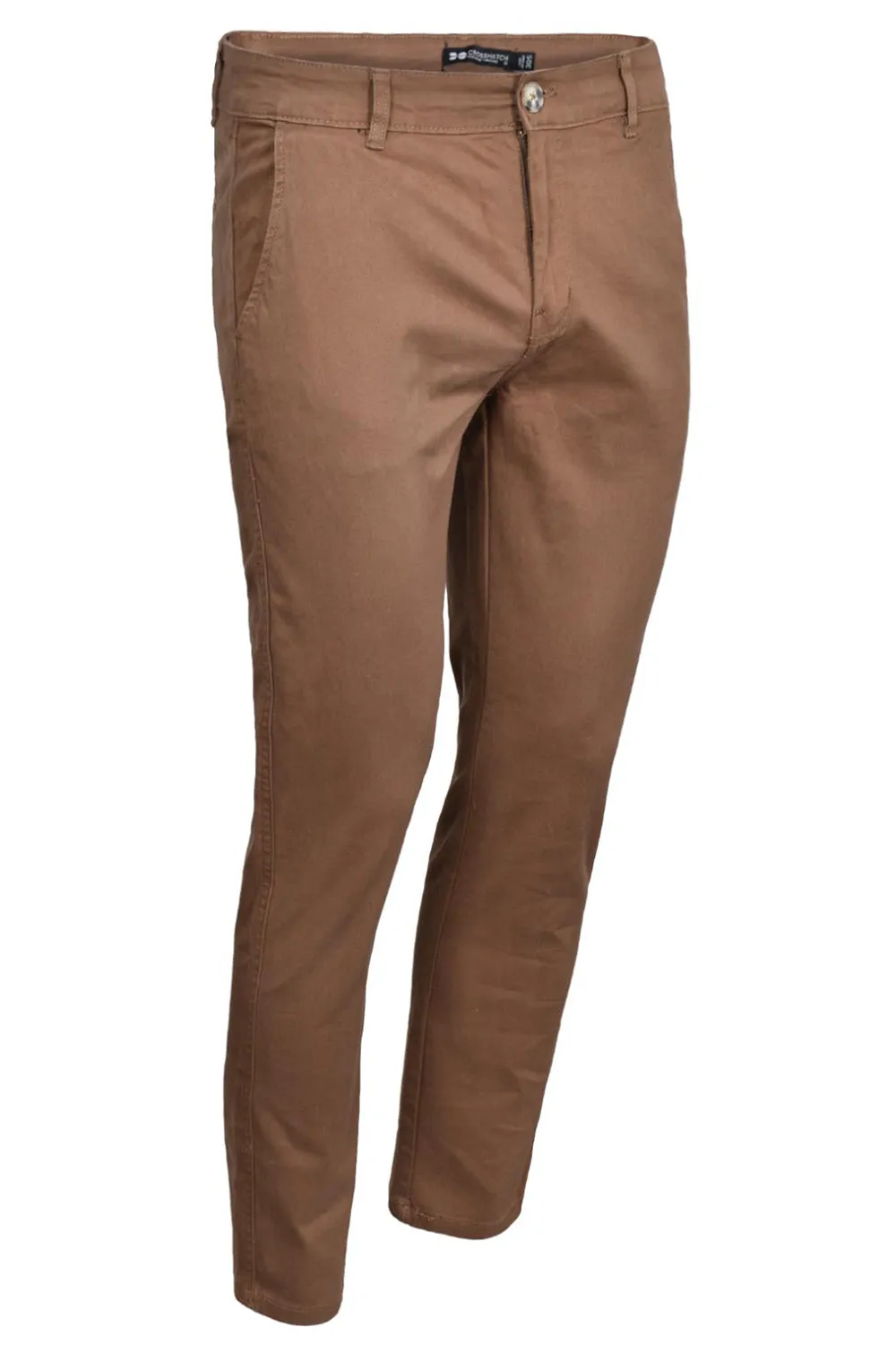 Crosshatch Mens Slim Fit Chino Pants