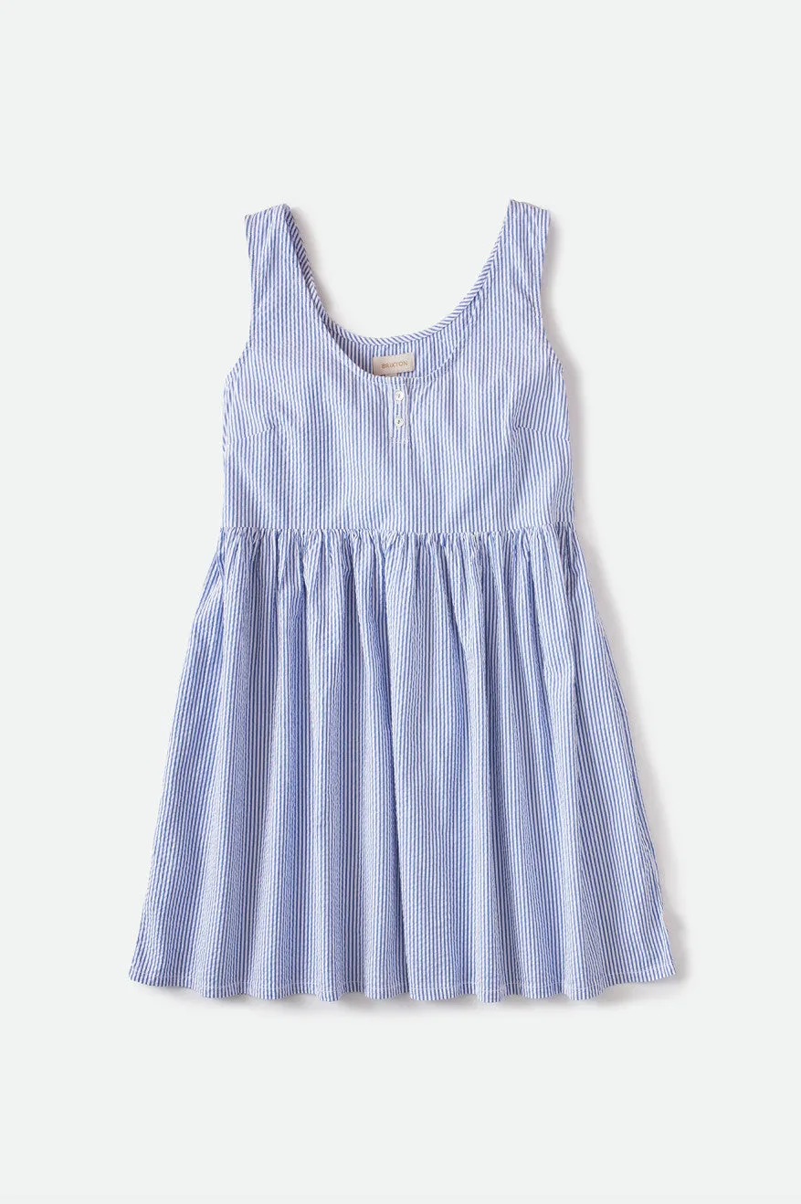 Crowley Dress - Slate Blue