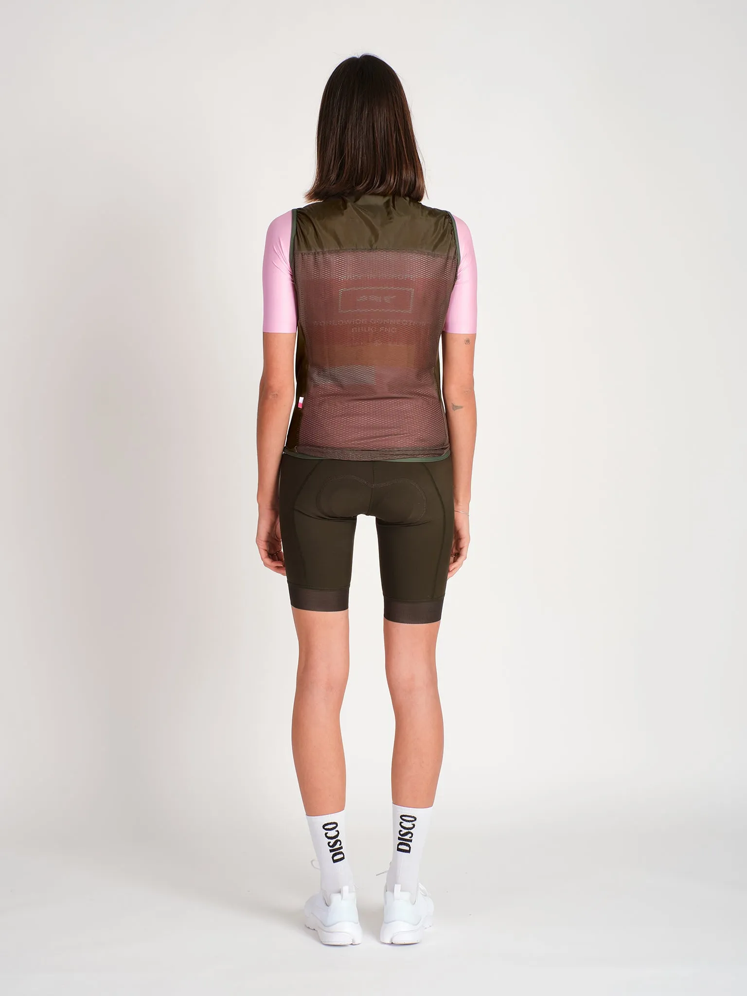 Dance Mesh Gilet Olive Women