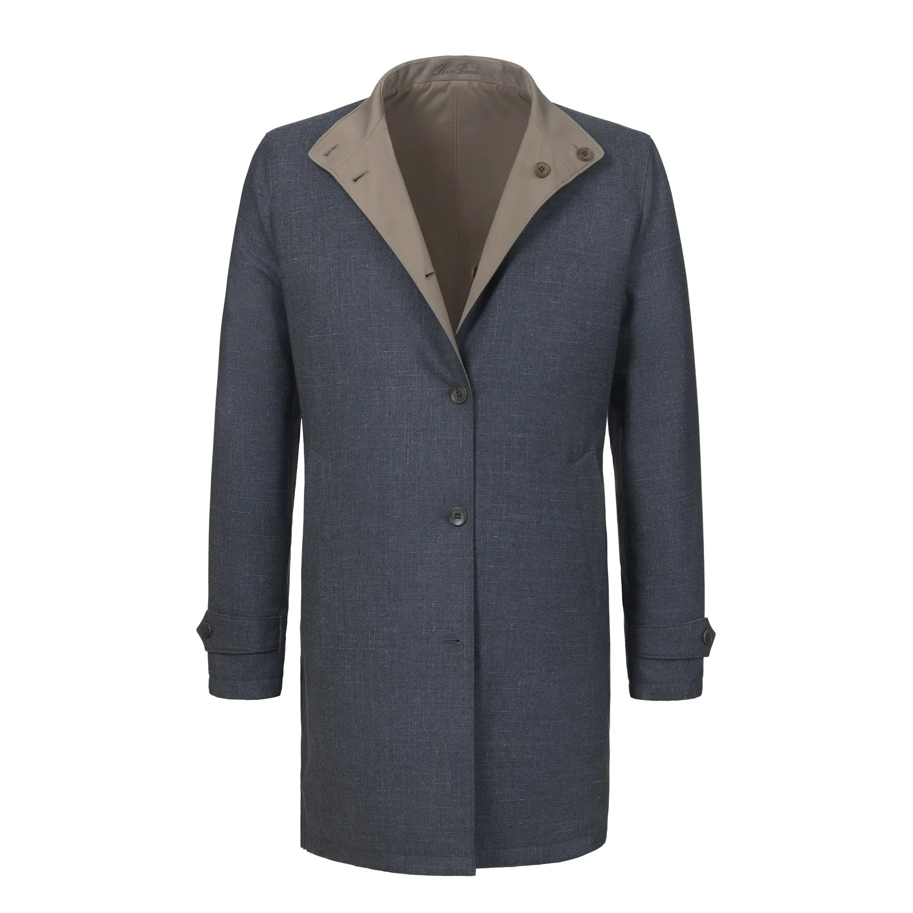 Eastport Reversible Coat in Beige