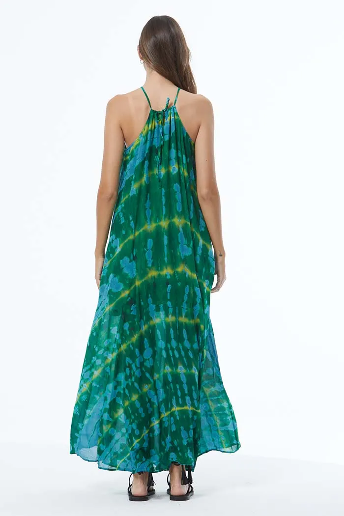 Elie Trapeze Dress // Island Green Cuba ~ NO RETURNS