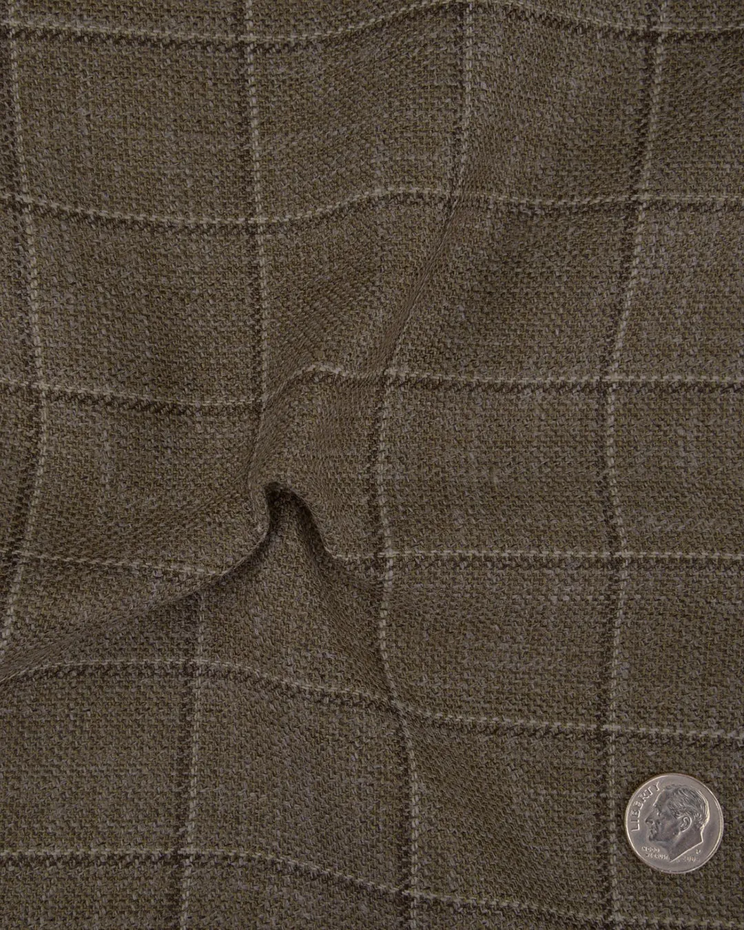 Ethomas Cedar Brown White Checks Jacket