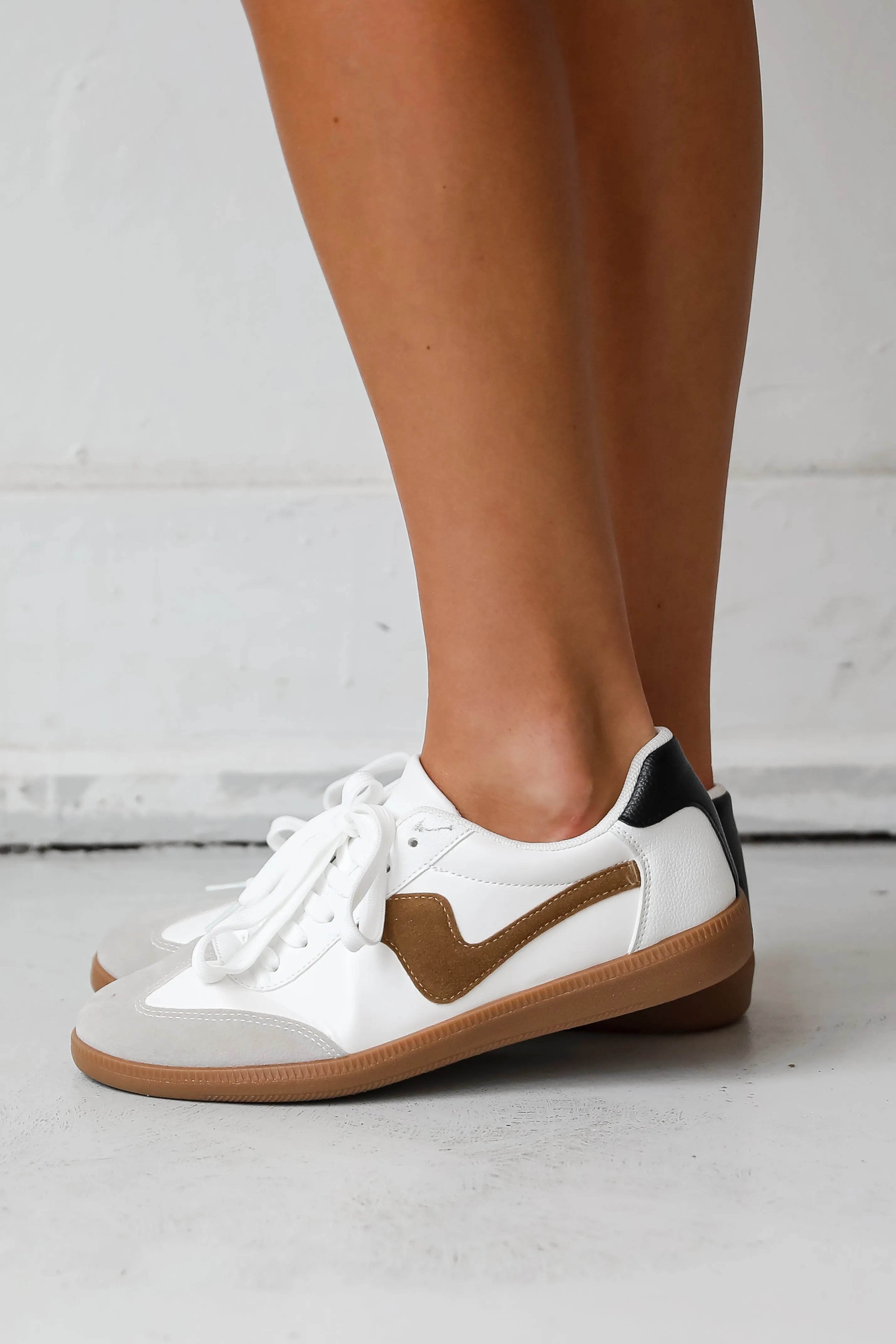 FINAL SALE - Perfect Pace White Sneakers